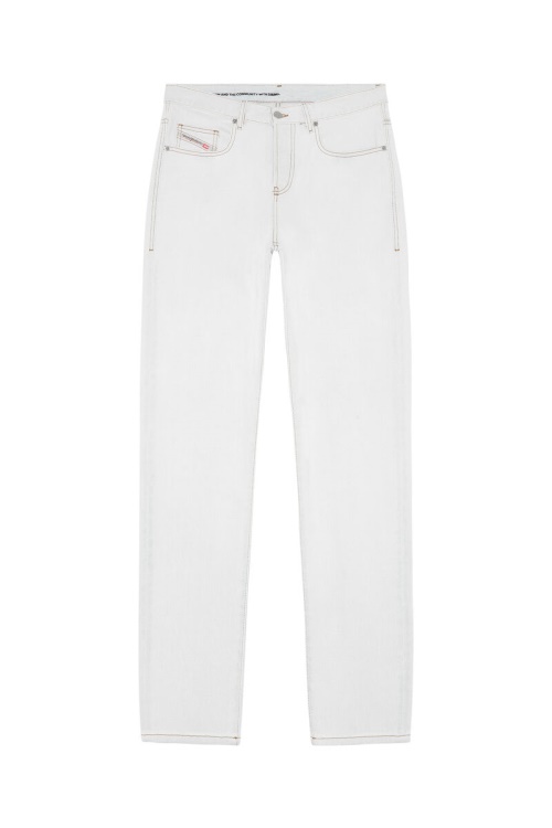 Diesel 2020 D-Viker 007H5 Straight Jeans White
