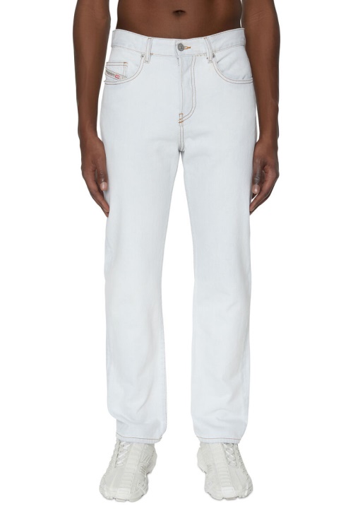 Diesel 2020 D-Viker 007H5 Straight Jeans White