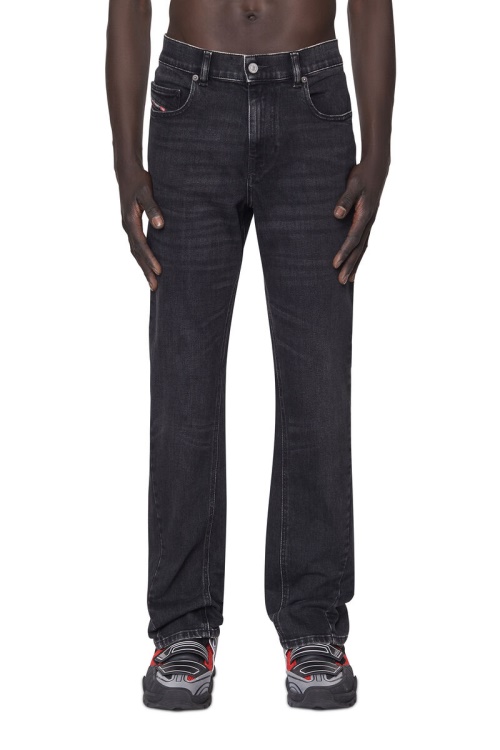 Black/Dark Grey Diesel 2021 09B83 Bootcut Jeans