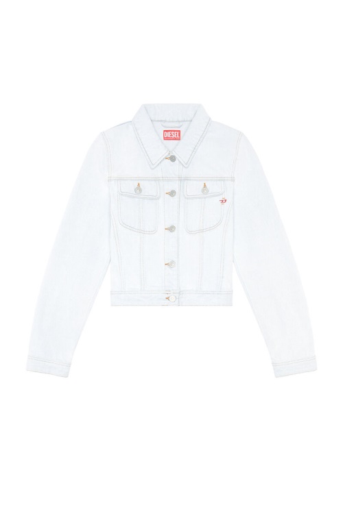 Light Blue Diesel De-Slimmy Trucker Jacket