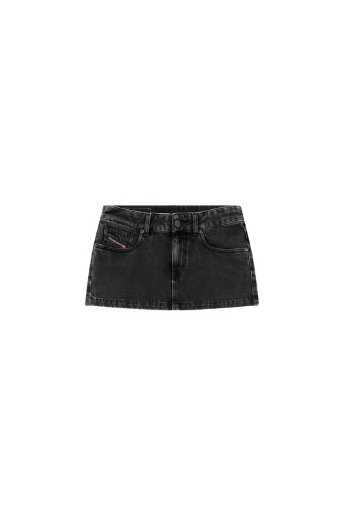De-Ron Mini Skirt Diesel Black/Dark Grey