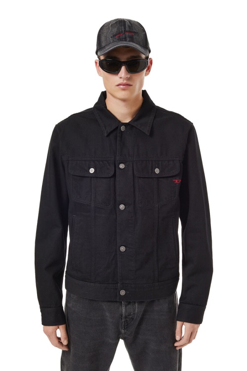 D-Barcy Trucker Jacket Diesel Black/Dark Grey