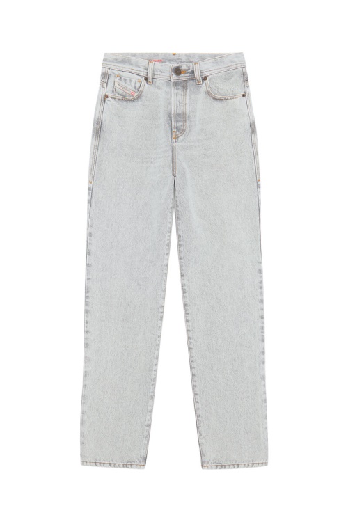 Light Grey Diesel 1956 007F1 Straight Jeans