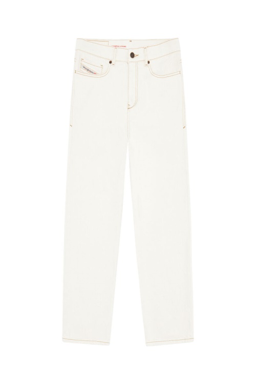 Diesel 2016 D-Air 09B94 Boyfriend Jeans In White