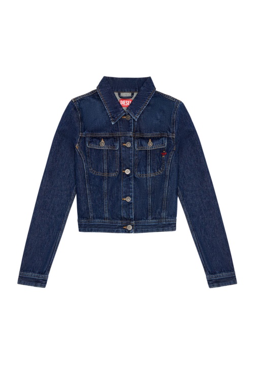 De-Slimmy Trucker Jacket Diesel Dark Blue