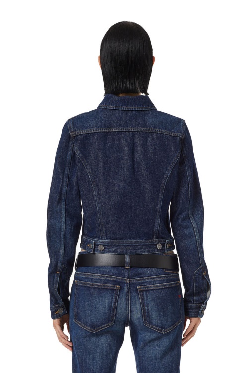 Dark Blue Diesel De-Slimmy Trucker Jacket
