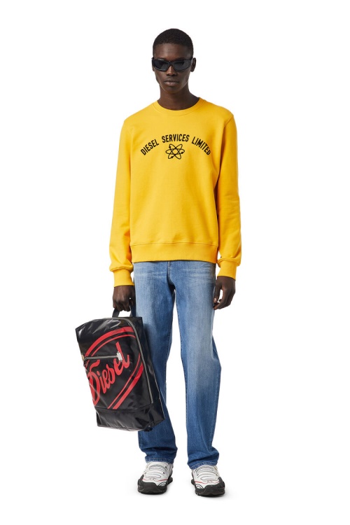 Diesel 2020 D-Viker 0Ehaj Straight Jeans Light Blue