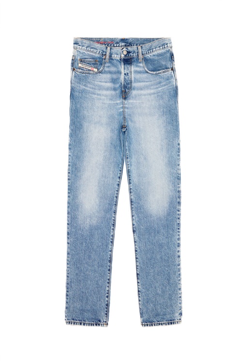 Light Blue 2020 D-Viker 09C66 Straight Jeans Diesel