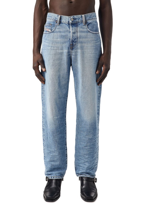 Light Blue 2020 D-Viker 09C66 Straight Jeans Diesel