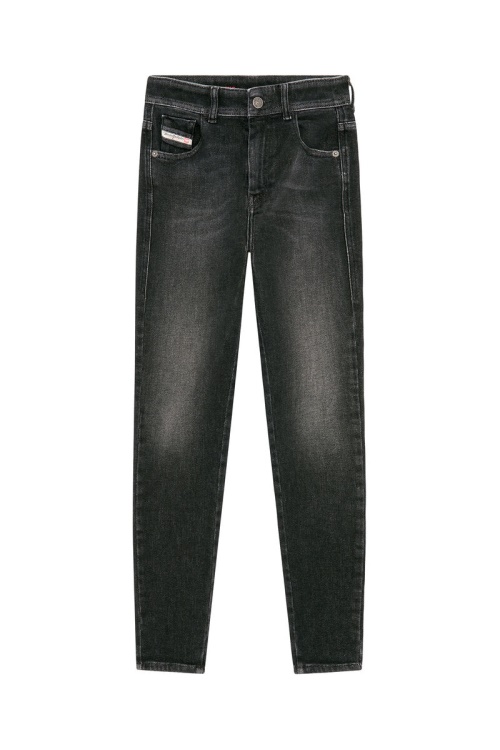 Diesel 1984 Slandy-High 09E93 Super Skinny Jeans Black/Dark Grey