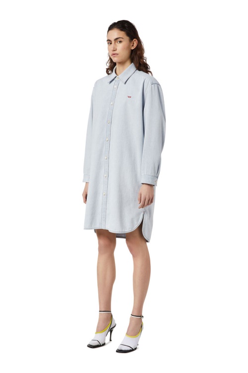 De-Blex Shirt Dress Diesel Light Blue
