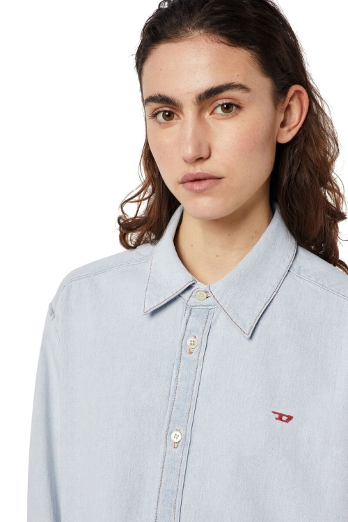 De-Blex Shirt Dress Diesel Light Blue