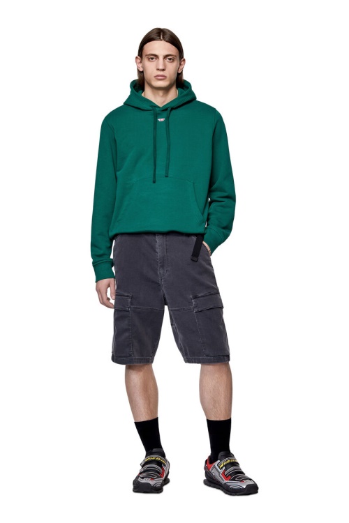 Black/Dark Grey D-Krooley Joggjeans Cargo Shorts Diesel