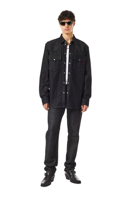 Diesel D-Ocean Western Shirt Black/Dark Grey