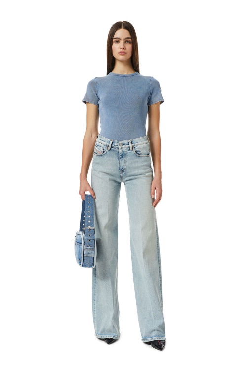 1978 09C08 Bootcut And Flare Jeans Diesel Light Blue