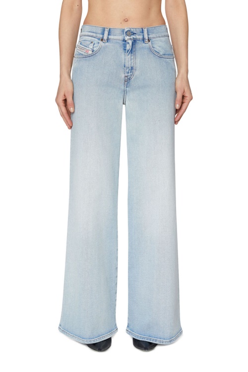 1978 09C08 Bootcut And Flare Jeans Diesel Light Blue