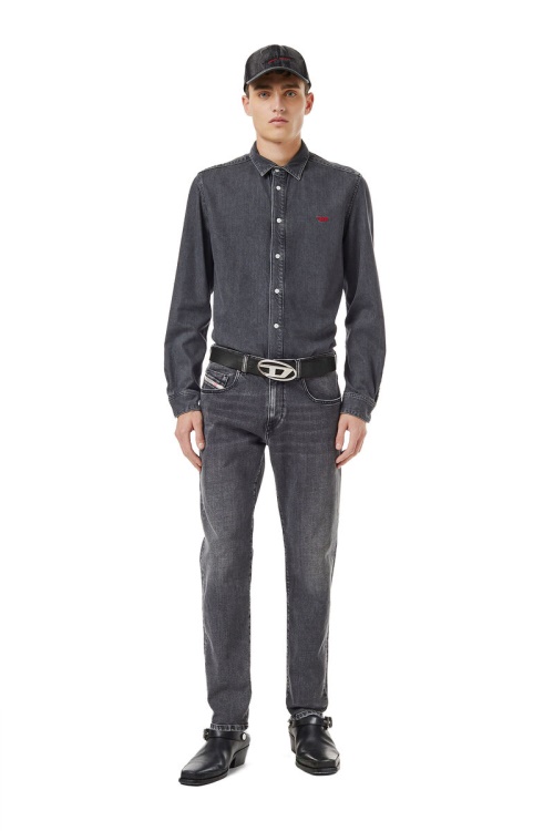 Black/Dark Grey Diesel 2019 D-Strukt 09C47 Slim Jeans