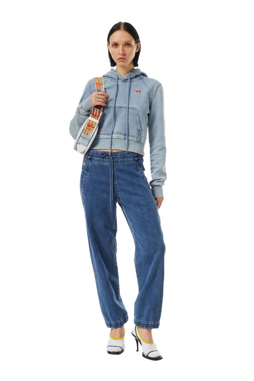 Krailey Joggjeans 069Zk Boyfriend Diesel In Medium Blue