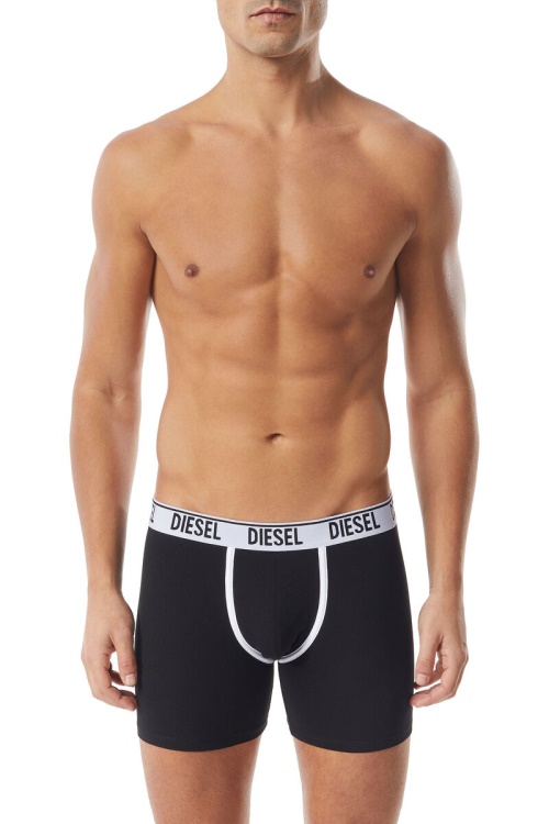 Diesel Umbx-Sebastiantwopack Boxer Long 2 Pack Black