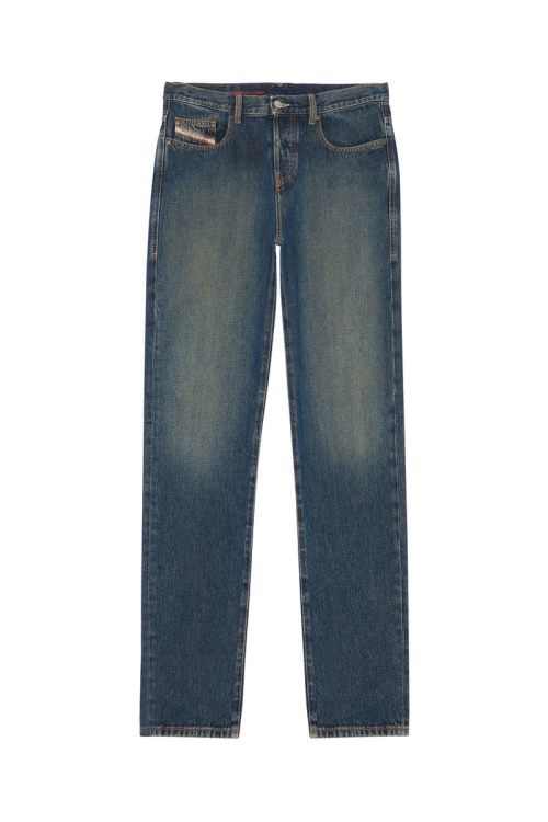 2020 D-Viker 09C04 Straight Jeans Diesel Dark Blue
