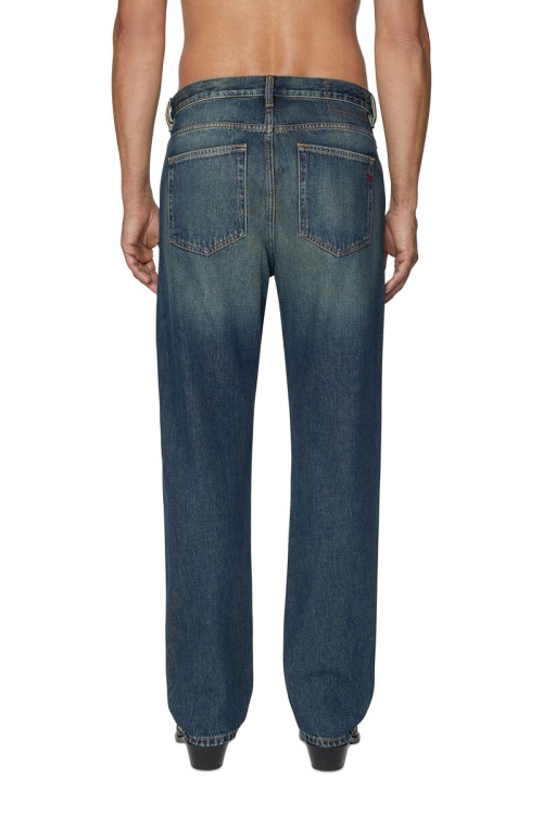 2020 D-Viker 09C04 Straight Jeans Diesel Dark Blue