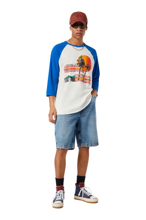 T-Bicolor Diesel Blue/White