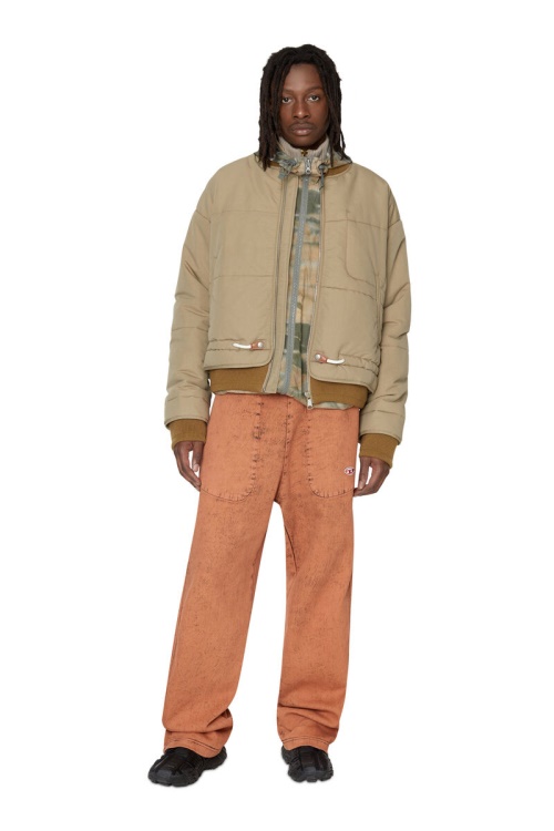 D-Martians Track Denim 09E32 Straight Diesel In Orange