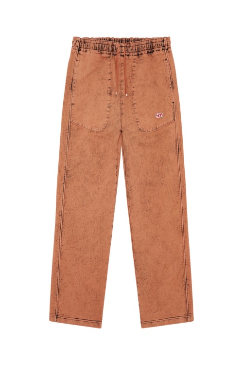 D-Martians Track Denim 09E32 Straight Diesel In Orange