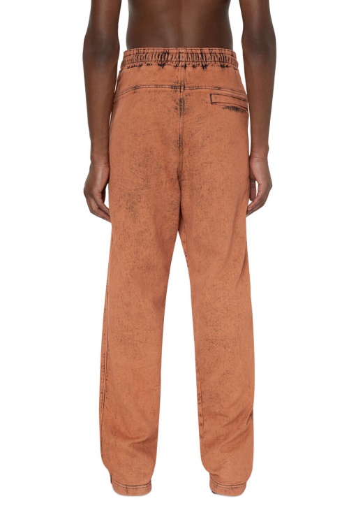 D-Martians Track Denim 09E32 Straight Diesel In Orange