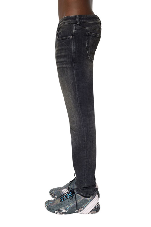 Diesel 1979 Sleenker 09D88 Skinny Jeans Black/Dark Grey