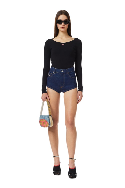 Diesel De-Lunar Hot Pants Dark Blue