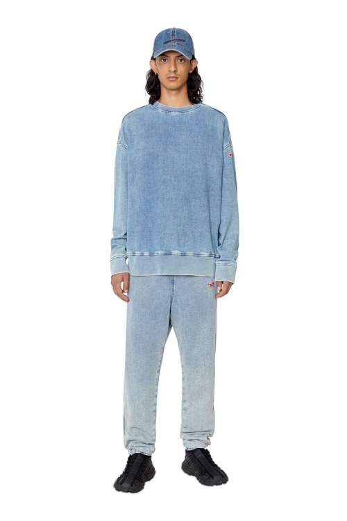 Light Blue Diesel D-Lab Track Denim 09D01 Tapered