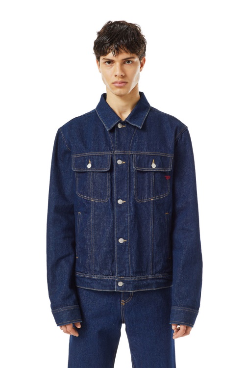 D-Barcy Trucker Jacket Diesel Dark Blue