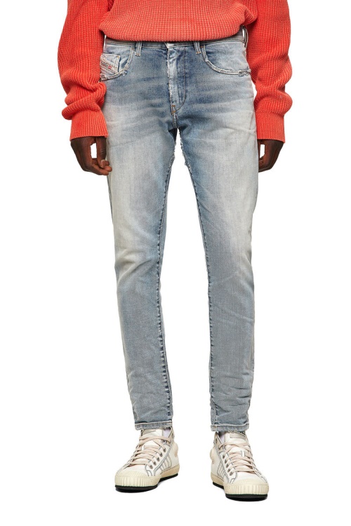 Light Blue 2019 D-Strukt 09A04 Slim Jeans Diesel