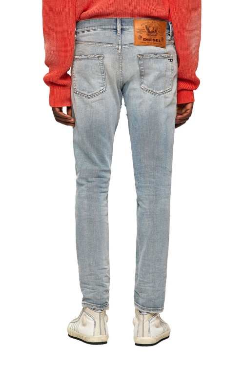 Light Blue 2019 D-Strukt 09A04 Slim Jeans Diesel