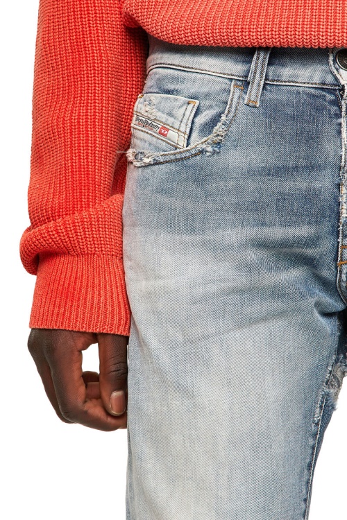 Light Blue 2019 D-Strukt 09A04 Slim Jeans Diesel