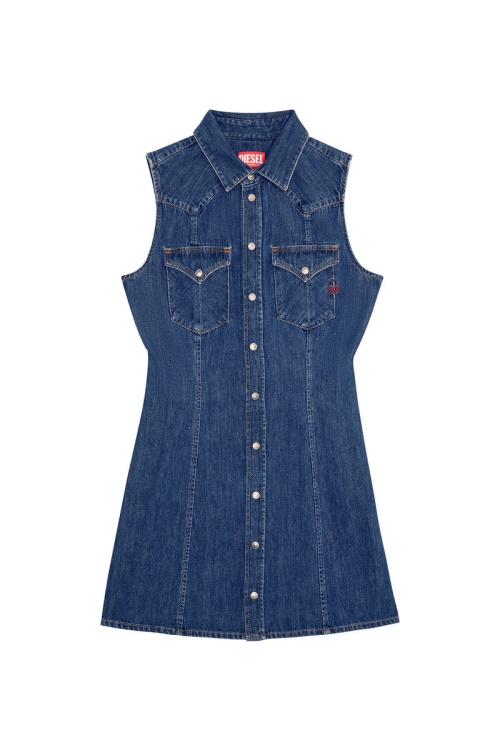 De-Glo Western Dress Diesel Dark Blue