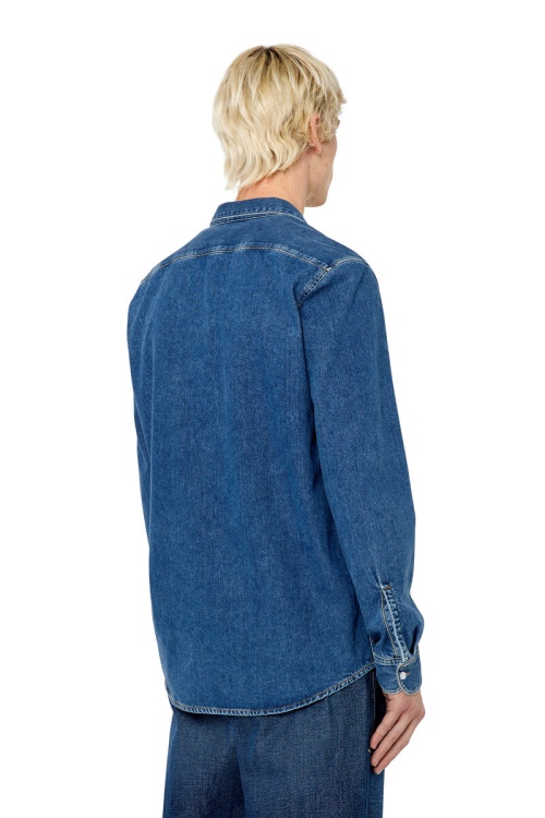 D-Simply Basic Shirt Diesel Dark Blue