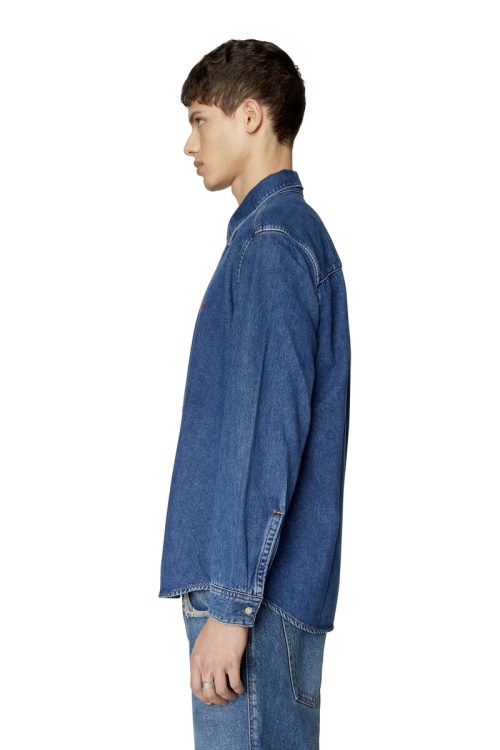 D-Simply Basic Shirt Diesel Dark Blue
