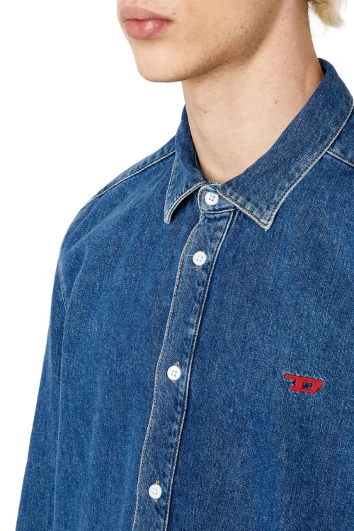 D-Simply Basic Shirt Diesel Dark Blue