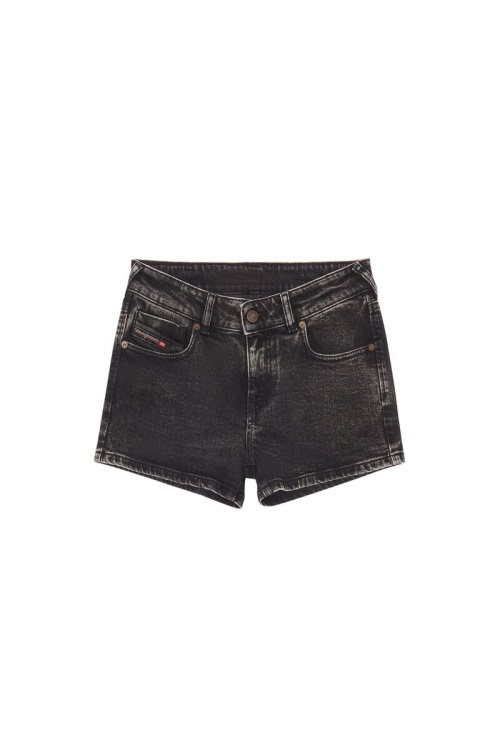 Black/Dark Grey Diesel De-Lyla Short Pants