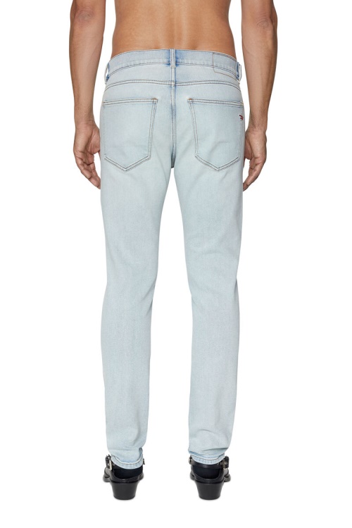 Diesel 2019 D-Strukt 09C08 Slim Jeans Light Blue