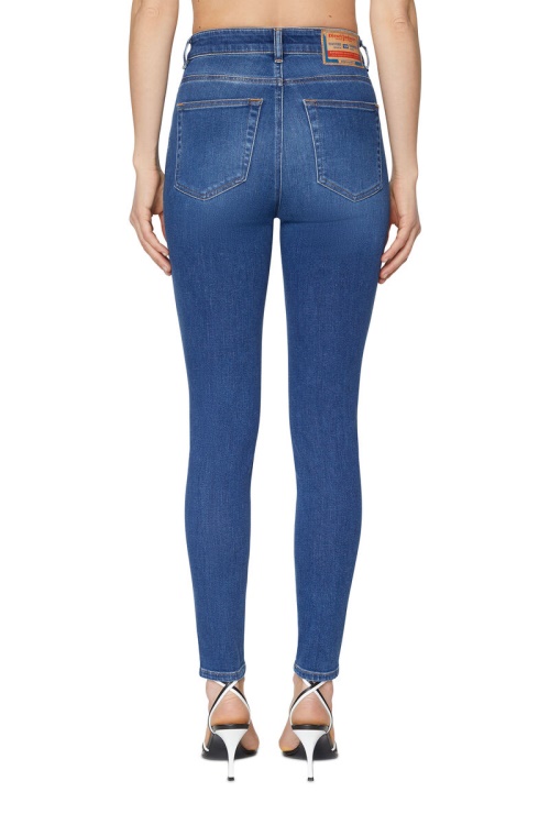 Diesel 1984 Slandy-High 09C21 Super Skinny Jeans Medium Blue