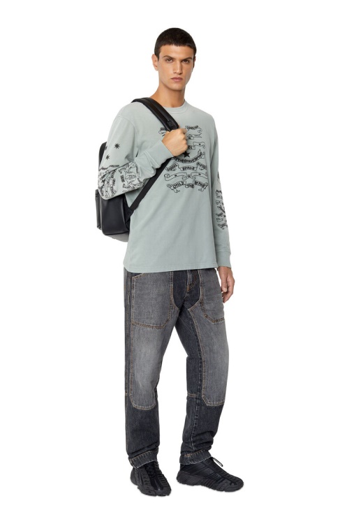 Black D.90 Backpack Diesel