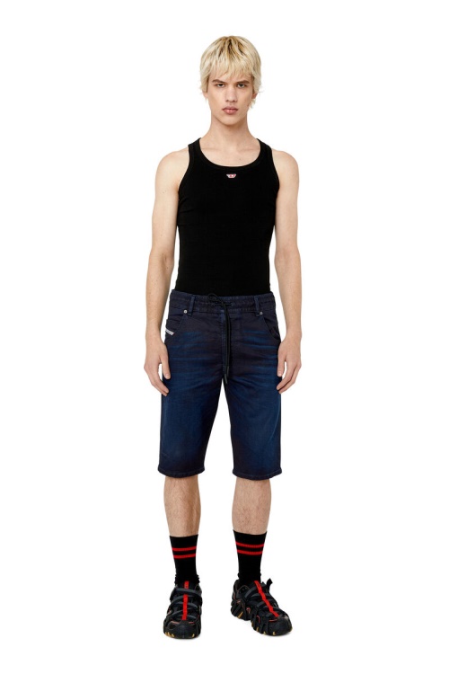 Diesel D-Krooshort-Z Joggjeans In Dark Blue