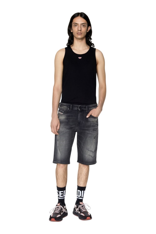 Diesel Slim-Short Black/Dark Grey