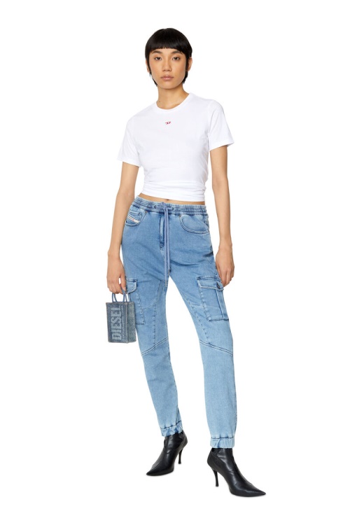 Diesel D-Ursy Track Denim 069Zr Slim In Light Blue