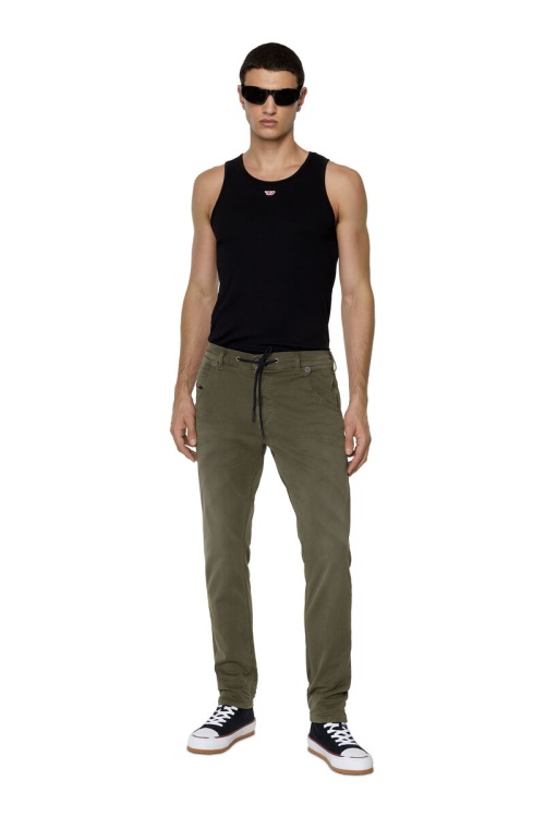 Krooley Joggjeans 0670M Tapered Diesel Military Green