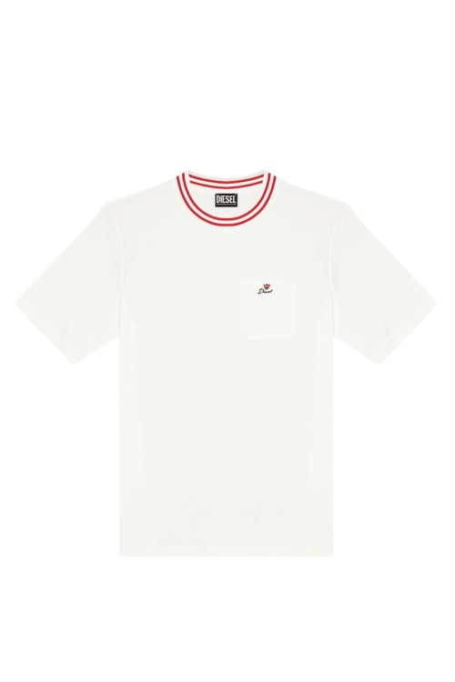 White T-Just-Pocket-Crow Diesel