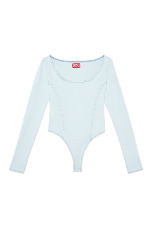 Diesel D-Cho Track Denim Bodysuit Light Blue